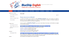 Desktop Screenshot of blueshipenglish.com